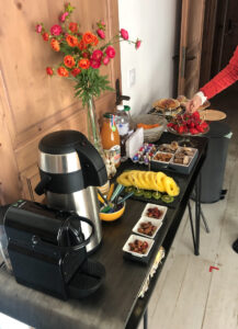 La collation sucrée lors des ateliers de yoga